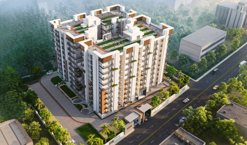 Auspire apartments Guwahati north east facing